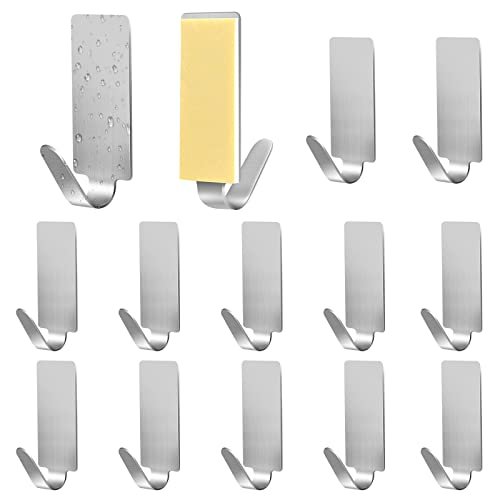 faburo 12 ganci adesivi da parete appendini per cucina