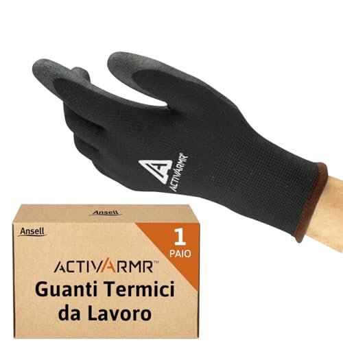 Ansell ActivArmr guanti da lavoro invernali resistenza termica presa a basse temperature