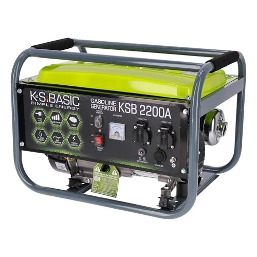 K&S BASIC KSB 2200 generatore corrente motore benzina 4 tempi