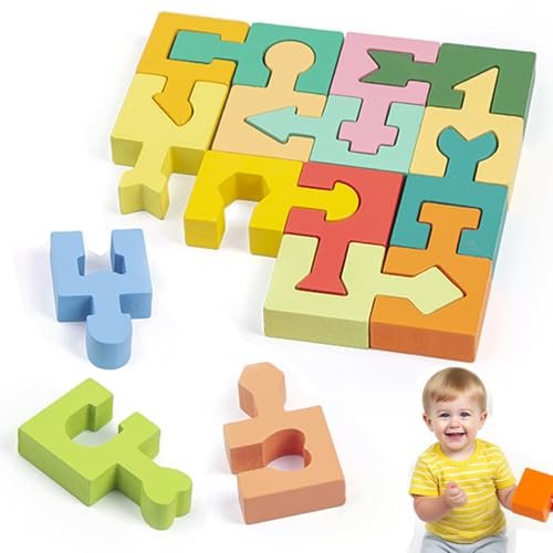 Guopai puzzle di legno per bambini gioco montessori