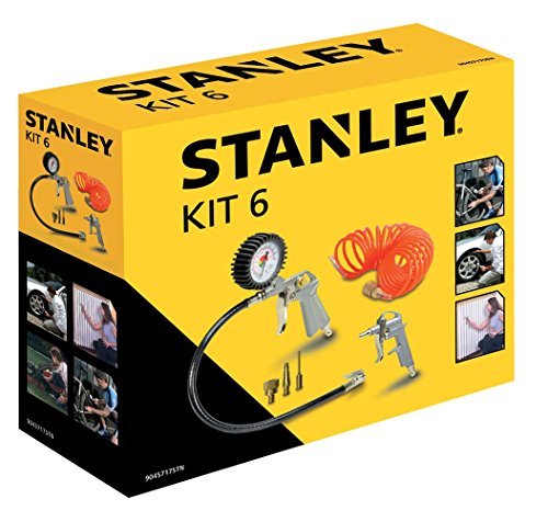 STANLEY gonfiatore per ruote auto compressore aria 12V 6 ampere