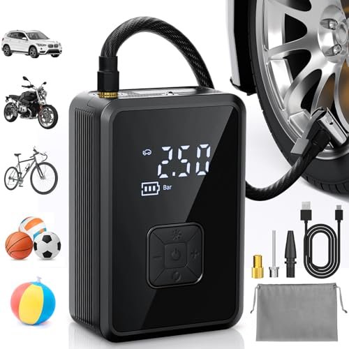 oasser compressore aria portatile 150PSI 6000mAh cilindro 19mm