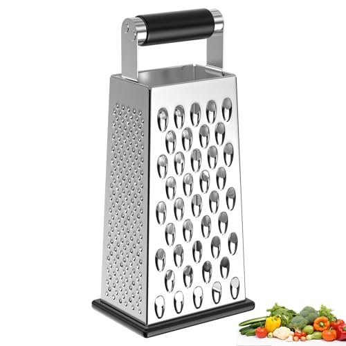WinGluge grattugia 4 lati acciaio inox formaggio