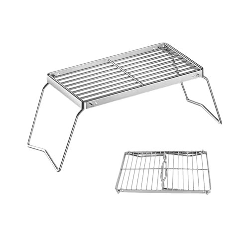 grill pieghevole griglia portatile da campeggio 30x16