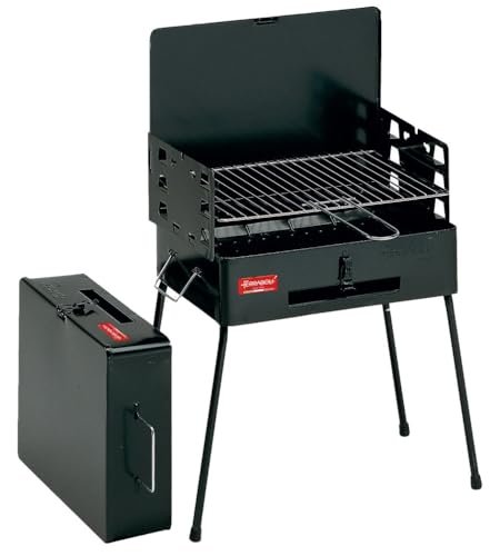 Ferraboli barbecue a carbone carbonella portatile a valigetta 52x30x73