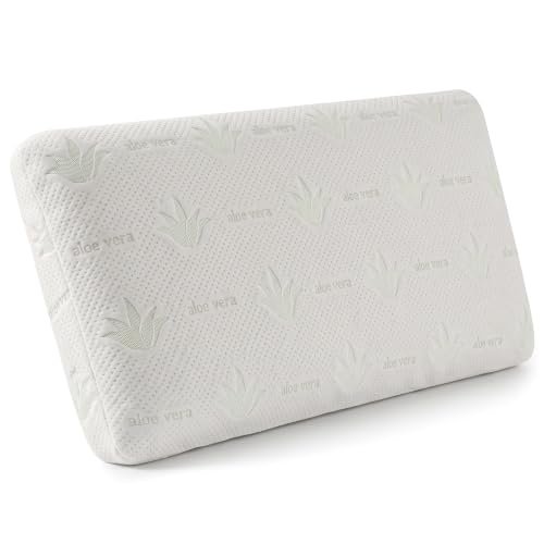 Utopia Bedding cuscino memory foam aloe vera 70x36