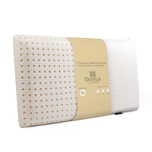 Domus Dream cuscino per dormire memory foam forato saponetta