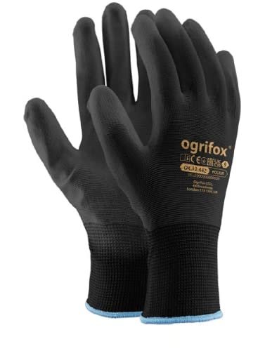 Ogrifox guanti protettivi da lavoro rivestimento PU