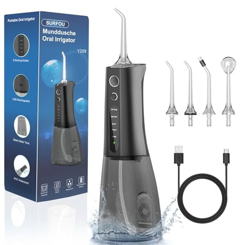 SURFOU idropulsore dentale portatile idrogetto pulizia denti