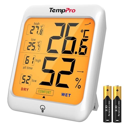 TempPro TP53 termometro igrometro interno touch