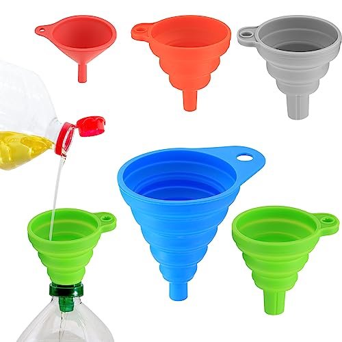 VARHHUXHA 5 imbuti pieghevoli in silicone piccoli e medi