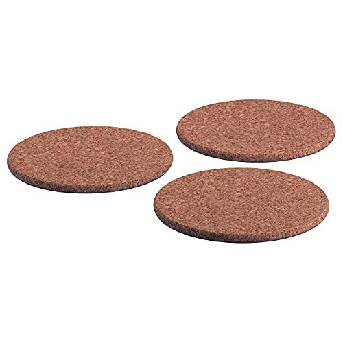 Ikea set di 3 sottopentola in sughero heat diametro 19 cm