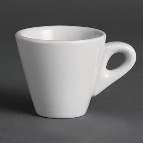 Olympia Y111 Whiteware espresso cup bianco confezione da 12