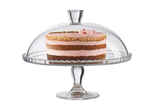Pasabahce alzata patisserie con coperchio 32 cm