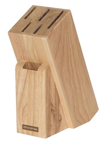 Tescoma 869505 Woody ceppo per 5 coltelli e trinciapollo