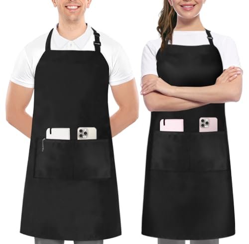 Utopia Kitchen 2 pezzi grembiule cucina per uomini e donne regolabile