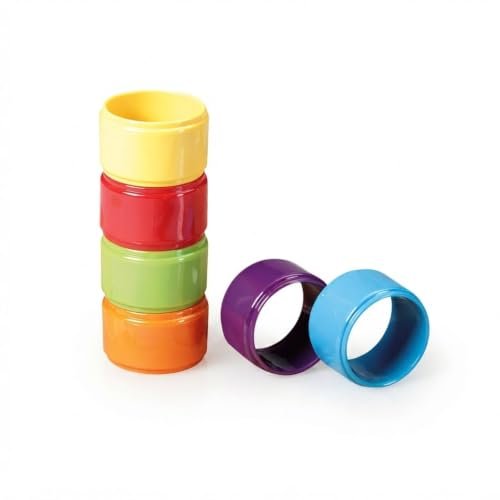COSMOPLAST allacciatovaglioli Oasi Skin 6 pezzi portatovaglioli segnaposto
