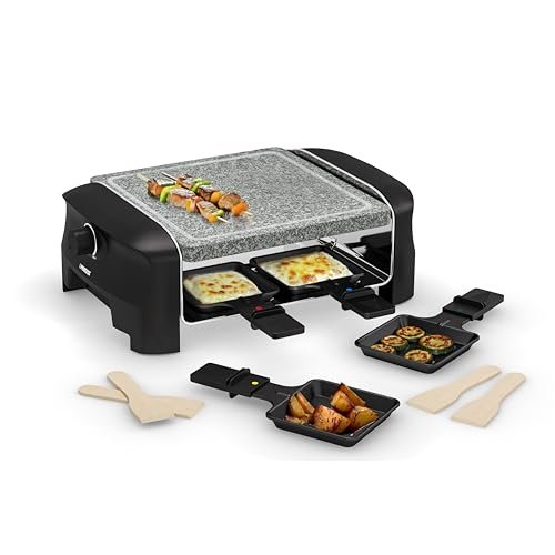 Princess raclette grill per 4 persone con piastra