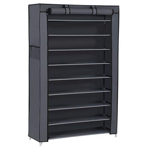 SONGMICS scarpiera 10 ripiani scaffale portascarpe