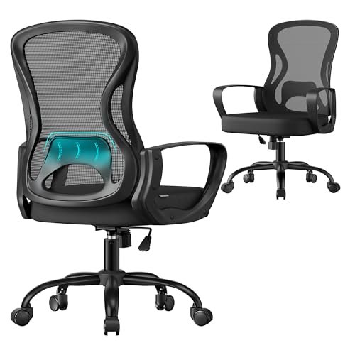 SONGMICS sedia ufficio ergonomica rete
