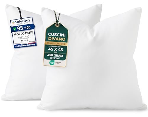 Utopia Bedding cuscini per divano 45x45