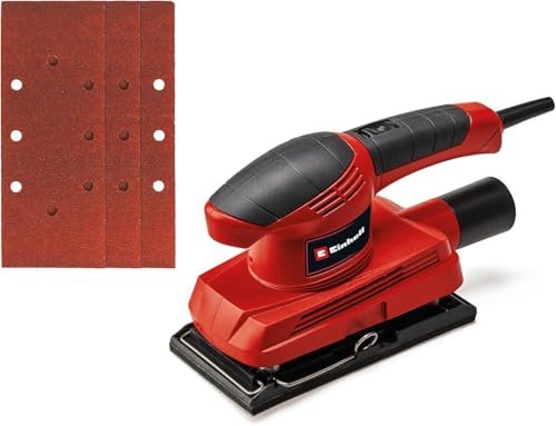 Einhell levigatrice orbitale 230V 3 fogli abrasivi