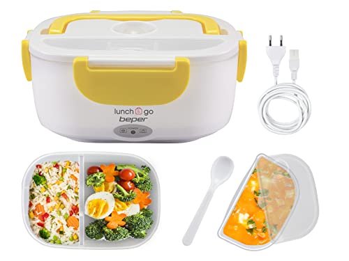 BEPER Lunch & Go scaldavivande elettrico portatile 2 contenitori