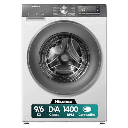 Hisense WD3S9043BW7 lavasciuga 9+6 kg 1400 rpm 15 programmi