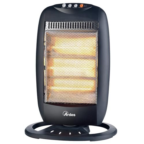 Ardes HALO 12 AR454B stufa elettrica alogena 1200 W 3 livelli