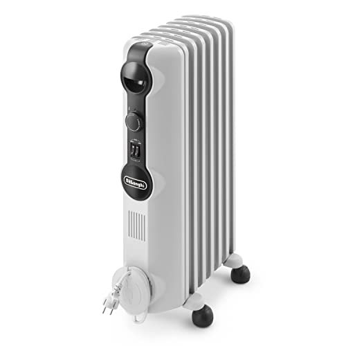 De'Longhi TRRS0715 radiatore ad olio elettrico 7 elementi termostato