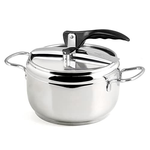 INOXPRAN pentola a pressione acciaio inox capienza 5 litri