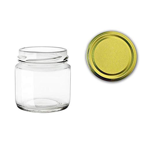 Avir 24 barattoli vasetti vetro per monodose miele 40 ml con tappo