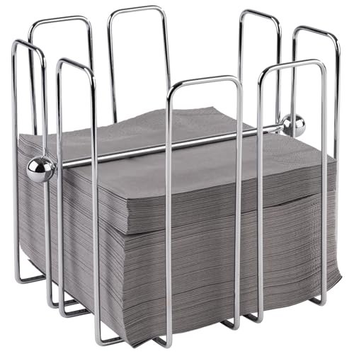 APS Paderno 41617-15 portatovaglioli in filo in acciaio inox