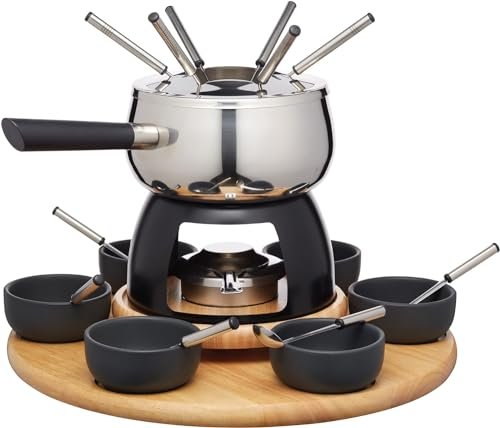 Artesa set per fonduta con piatto girevole Lazy Susan