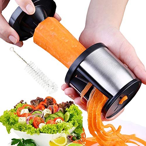 XREXS spiralizzatore verdure acciaio inox taglia zucchine