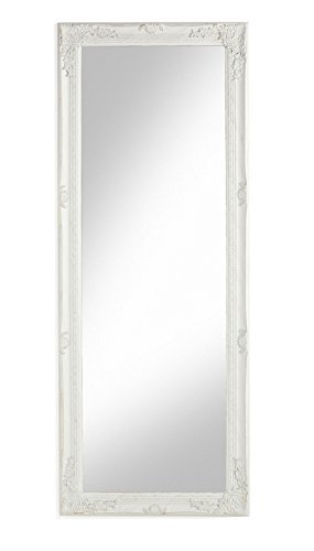 Baroni Home specchio in legno bianco