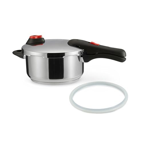 Amazon Basics pentola a pressione in acciaio inox a induzione 4 litri