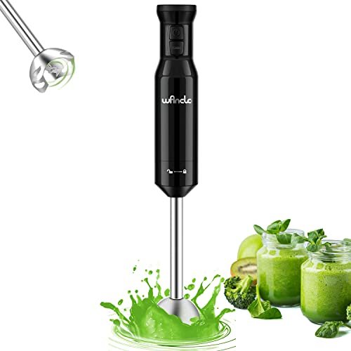Wancle frullatore a immersione 600 W mixer frullatore ad immersione