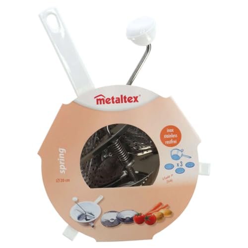 Metaltex passaverdura con 3 dischi da 20 cm