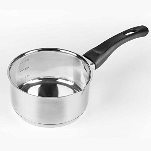 VIER K16 casseruola a induzione in acciaio inox manico morbido