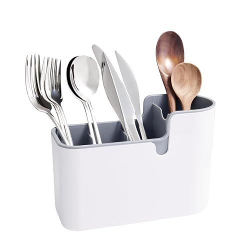 Amazon Basics organizer da bancone e da parete per utensili grigio