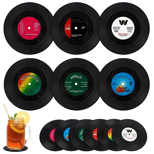 YAKLEE 12 pezzi sottobicchieri in silicone di vinile
