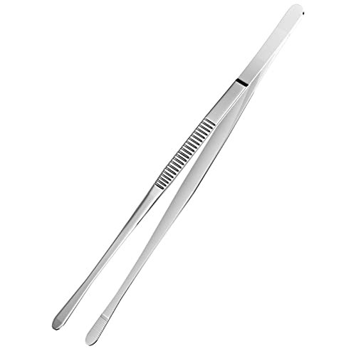 Newaner pinze da cucina in acciaio inossidabile 30 cm barbecue pinzetta