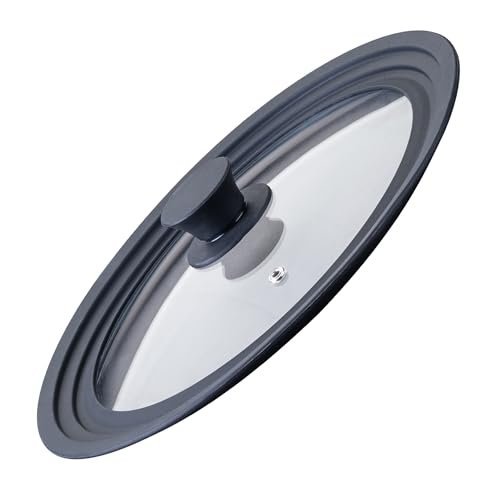 Fackelmann coperchio universale in vetro 24-26-28 cm con bordo
