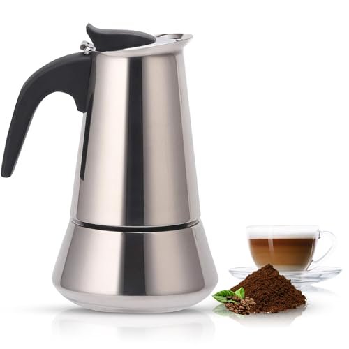 CUPERINOX caffettiera italiana 4 tazze per piani a induzione