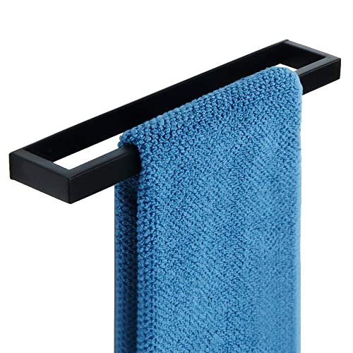 SAYAYO portasciugamani bagno nero autoadesivo