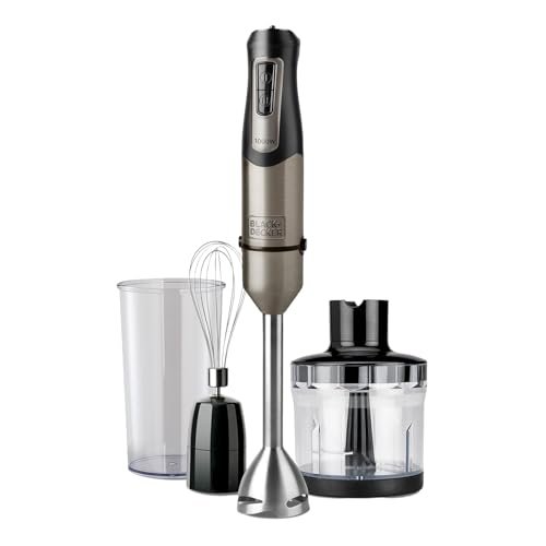 Black and Decker frullatore a immersione 500W con tritatutto