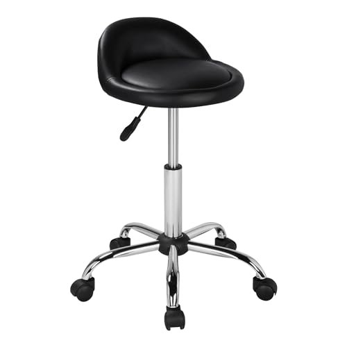 Yaheetech sgabello con ruote regolabile