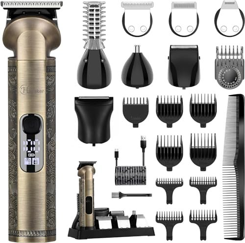 Hatteker regolabarba rasoio elettrico professionale