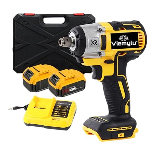 viemylu avvitatore a impulsi 24V 2 batterie 3.0Ah brushless